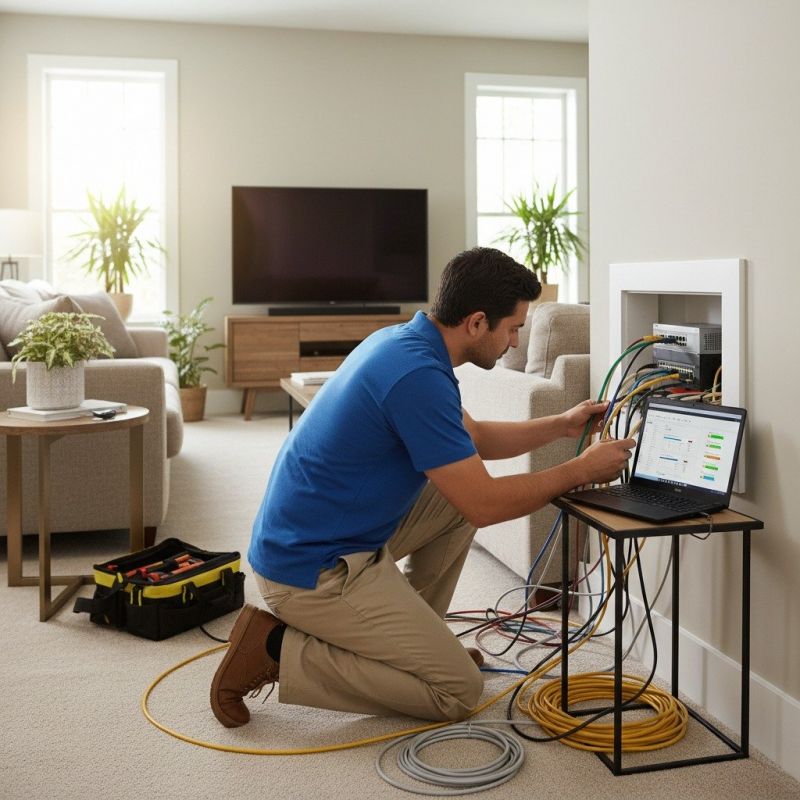 Lan Cable Installation